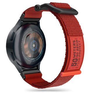 Tech-Protect Scout Samsung Galaxy Watch 4 / 4 Classic / 5 / 5 Pro / 6 / 6 Classic szövet szíj (20mm széles) - narancssárga