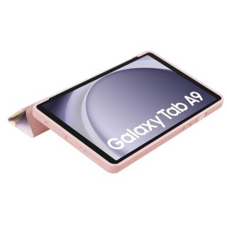 Tech-Protect SmartCase Samsung Galaxy Tab A9 8,7" X110 / X115 kinyitható tok - rózsaszín márvány