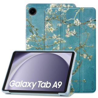 Tech-Protect SmartCase Samsung Galaxy Tab A9 8,7" X110 / X115 kinyitható tok - virágos
