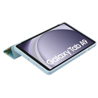 Tech-Protect SmartCase Samsung Galaxy Tab A9 8,7" X110 / X115 kinyitható tok - virágos