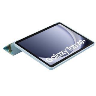 Tech-Protect SmartCase Samsung Galaxy Tab A9+ Plus 11" X210 / X215 / X216 kinyitható tok - virágos