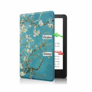 Tech-Protect Smartcase Kindle Paperwhite V / 5 / Signature Edition kinyitható tok - virág