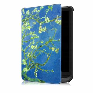 Tech-Protect Smartcase PocketBook Color / Touch Lux 4 / 5 / HD 3 kinyitható tok - virág