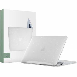 Tech-Protect Smartshell MacBook Air 13" M3 / M2 (2024/2022) kemény tok - csillámos átlátszó