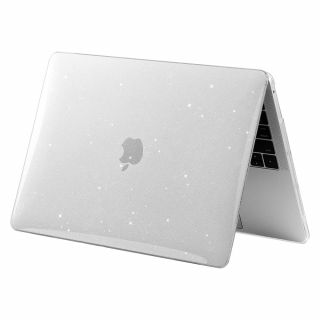 Tech-Protect Smartshell MacBook Air 13" M3 / M2 (2024/2022) kemény tok - csillámos átlátszó