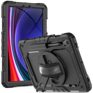 Tech-Protect Solid360 Samsung Galaxy Tab S9 FE 10,9" X510 / X516B ütésálló kemény hátlap + előlap - fekete