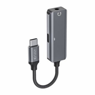 Tech-Protect UltraBoost USB-C - USB-C + 3,5 mm jack elosztó adapter