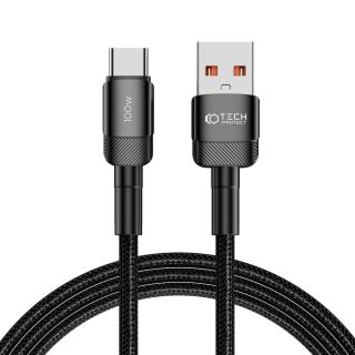 Tech-Protect UltraBoost Evo USB-A - USB-C PD100W 5A kábel - fekete - 200cm