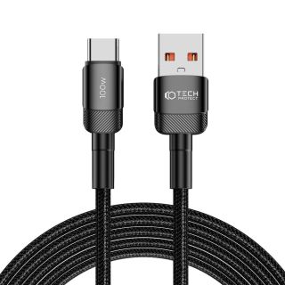 Tech-Protect UltraBoost Evo USB-A - USB-C PD100W 5A kábel - fekete - 300cm