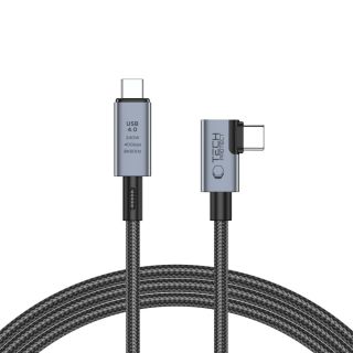 Tech-Protect UltraBoost Max “L” USB-C - USB-C 240W 8K 40Gbps kábel - 150cm - szürke