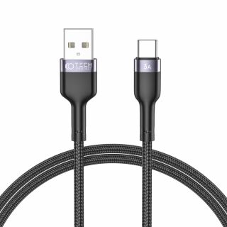 Tech-Protect Ultraboost USB-C - USB-A kábel 3A 1m - fekete