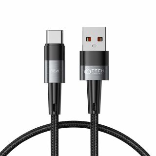 Tech-Protect Ultraboost USB-C - USB-A kábel 66W 0,25m - szürke