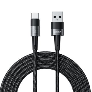 Tech-Protect Ultraboost USB-C - USB-A kábel 66W 6A 3m - szürke