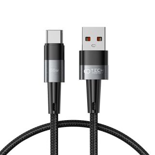 Tech-Protect Ultraboost USB-C - USB-A kábel 66W 6A 0,5m - fekete