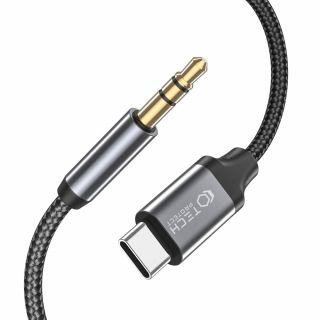 Tech-Protect UltraBoost USB-C - Jack 3,5mm Aux kábel - 100cm