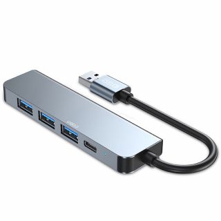 Tech-Protect V0 5in1 USB-A hub adapter (4x USB-A, USB-C)