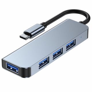Tech-Protect V1 4in1 USB-C hub (1xUSBA 3.0 + 3xUSB-A 2.0)