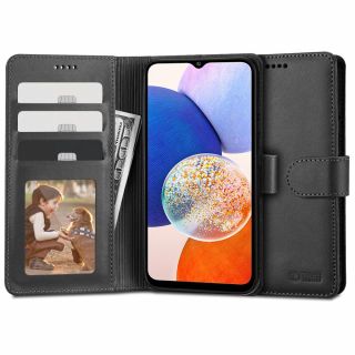 Tech-Protect Wallet Samsung Galaxy A14 5G / 4G kinyitható tok - fekete