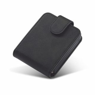 Tech-Protect Wallet Samsung Galaxy Z Flip 5 kinyitható bőr tok - fekete