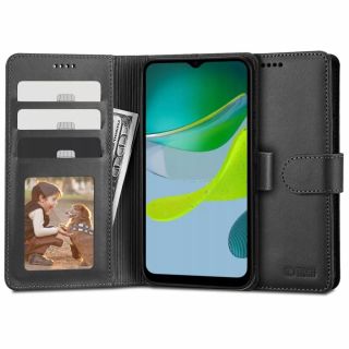 Tech-Protect Wallet Motorola Moto E13 kinyitható tok - fekete