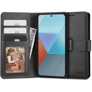 Tech-Protect Wallet Xiaomi Redmi Note 13 4G / LTE kinyitható tok - fekete