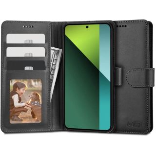 Tech-Protect Wallet Xiaomi Redmi Note 13 Pro 5G / Poco X6 5G kinyitható tok - fekete