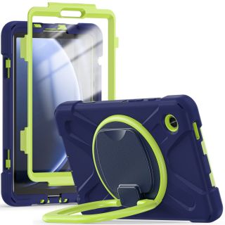 Tech-Protect X-Armor Samsung Galaxy Tab A9 8,7" X110 / X115 ütésálló hátlap + előlap - kék/sárga