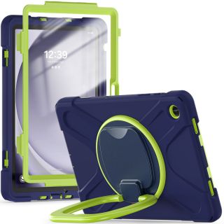 Tech-Protect X-Armor Samsung Galaxy Tab A9+ Plus 11" X210 / X215 / X216 ütésálló hátlap + előlap - kék/sárga