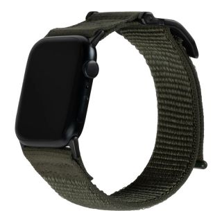 UAG Active Apple Watch 45mm / 44mm / 42mm / Ultra 49mm textil szíj - zöld