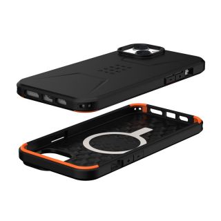 UAG Civilian MagSafe iPhone 14 Plus ütésálló hátlap tok - fekete