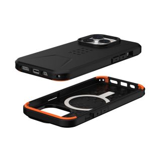 UAG Civilian MagSafe iPhone 14 Pro ütésálló hátlap tok - fekete