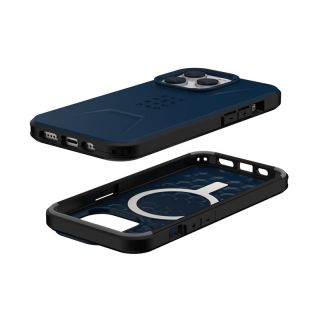 UAG Civilian MagSafe iPhone 14 Pro ütésálló hátlap tok - sötétkék