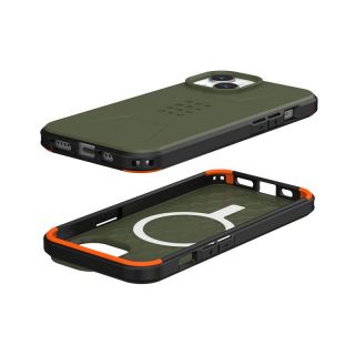 UAG Civilian MagSafe iPhone 15 ütésálló hátlap tok - zöld