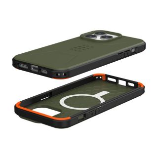 UAG Civilian MagSafe iPhone 15 Pro Max ütésálló hátlap tok - zöld