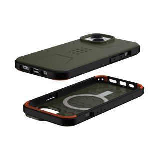 UAG Civilian MagSafe iPhone 14 ütésálló hátlap tok - sötétzöld