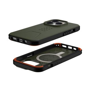 UAG Civilian MagSafe iPhone 14 Pro ütésálló hátlap tok - sötétzöld