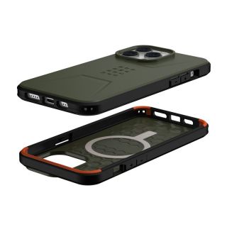 UAG Civilian MagSafe iPhone 14 Pro Max ütésálló hátlap tok - sötétzöld