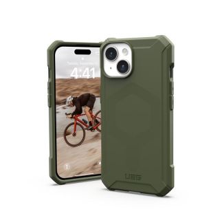 UAG Essential Armor MagSafe iPhone 15 ütésálló hátlap tok - zöld
