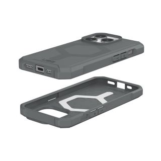 UAG Essential Armor MagSafe iPhone 15 Pro ütésálló hátlap tok - ezüst