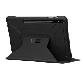UAG Metropolis Samsung Galaxy Tab S8+/S7+ ütésálló kemény kinyitható tok - fekete