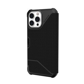 UAG Metropolis iPhone 13 Pro Max kinyitható ütésálló tok - carbon/fekete