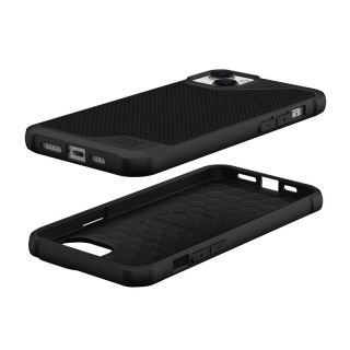 UAG Metropolis LT MagSafe iPhone 14 Plus ütésálló hátlap tok - carbon/fekete
