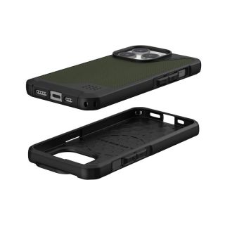 UAG Metropolis LT MagSafe iPhone 15 Pro ütésálló hátlap tok - zöld