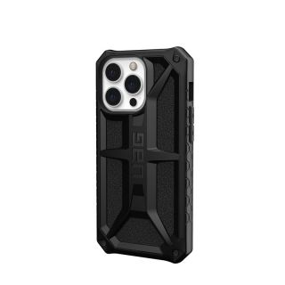 UAG Monarch iPhone 13 Pro ütésálló szilikon hátlap tok - fekete