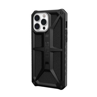 UAG Monarch iPhone 13 Pro Max ütésálló szilikon hátlap tok - fekete