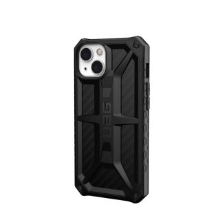 UAG Monarch iPhone 13 ütésálló szilikon hátlap tok - carbon/fekete