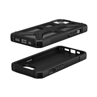 UAG Monarch iPhone 15 ütésálló hátlap tok - carbon fekete