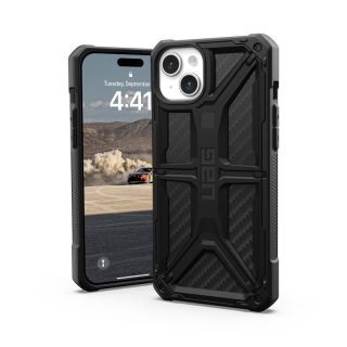 UAG Monarch iPhone 15 Plus ütésálló hátlap tok - carbon fekete