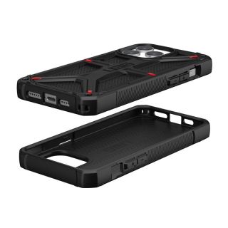 UAG Monarch iPhone 15 Pro Max ütésálló hátlap tok - kevlar fekete
