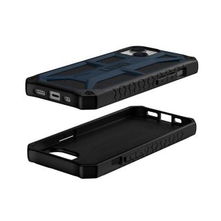 UAG Monarch iPhone 14 ütésálló hátlap tok - sötétkék/fekete